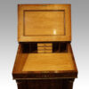 Victorian walnut inlaid Davenport interior