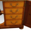 Victorian walnut inlaid Davenport interior drawers
