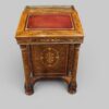 Victorian walnut inlaid Davenport desk