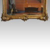 19thc gilt rectangular mirror bottom edge