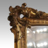 19thc gilt rectangular mirror top corner