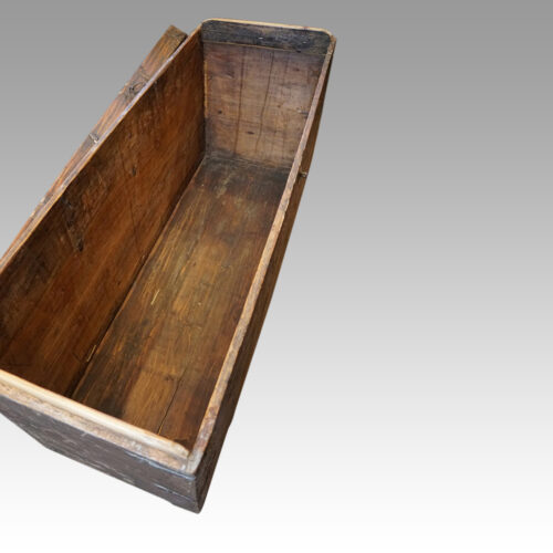 Antique Tibetan chest interior