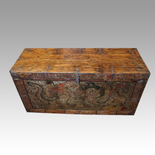 Antique Tibetan chest top