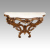 Antique gilt console table