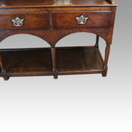Antique oak dresser arch