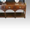 Antique oak dresser end