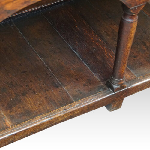 Antique oak dresser potboard