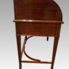 Edwardian inlaid mahogany cylinder desk side view