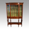 Edwardian inlaid mahogany display cabinet distant