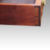 Edwardian inlaid mahogany display cabinet dovetails