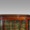 Edwardian inlaid mahogany display cabinet top front