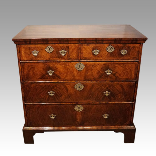 George I walnut chest
