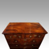 George I walnut chest top