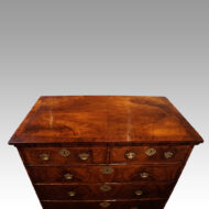 George I walnut chest top