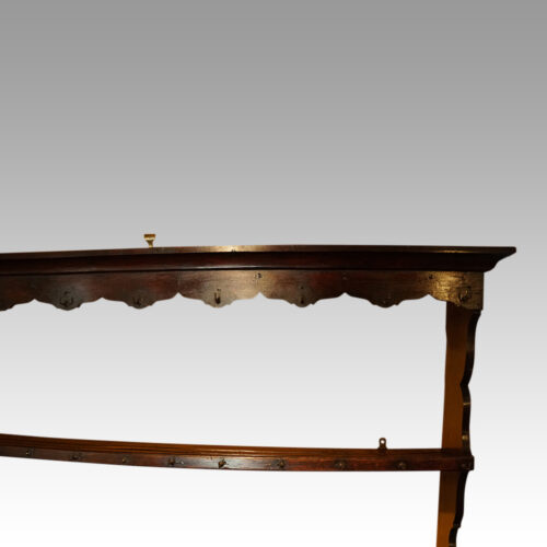 Georgian oak dresser rack
