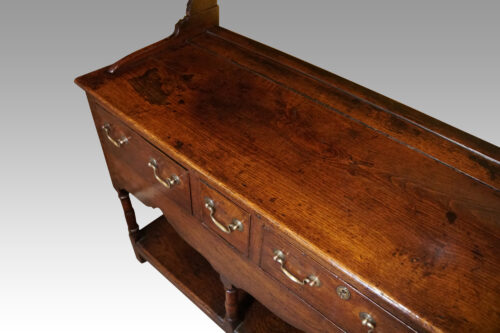 Georgian oak pot board dresser working surface