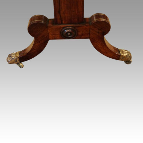 Regency rosewood writing table legs