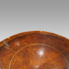Regency style drum table leather detail
