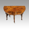 Victorian walnut Sutherland coffee table one flap up