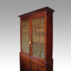 William IV mahogany library bookcase at angle