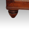 William IV mahogany library bookcase feet