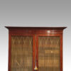 William IV mahogany library bookcase grill doors