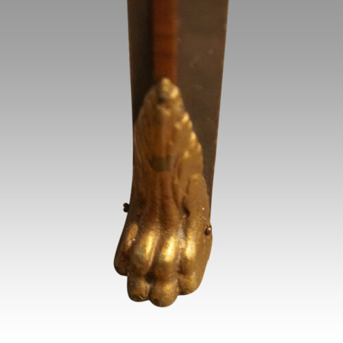 Continental marquetry concave chest foot