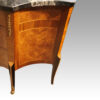 Continental marquetry concave chest side detail