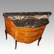Continental marquetry concave chest top