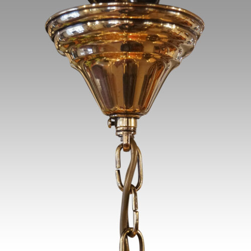 Dutch brass chandelier ceiling rose