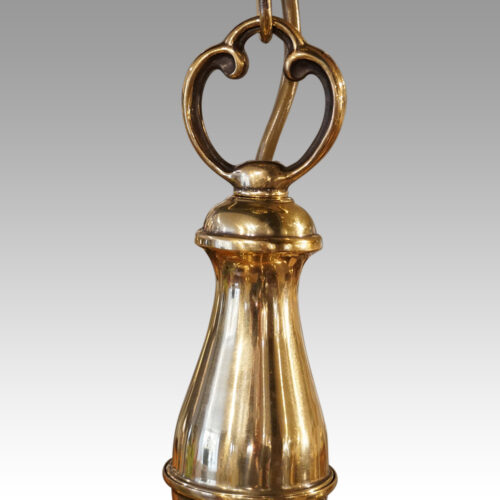 Dutch brass chandelier ring