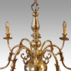 Dutch brass chandelier stem