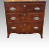 George III mahogany chest with slide front