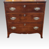 George III mahogany chest with slide front