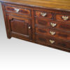 Georgian cupboard dresser base at angle