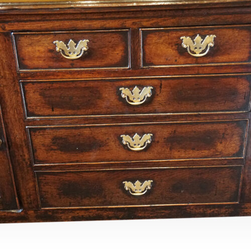 Georgian cupboard dresser base centre drawers