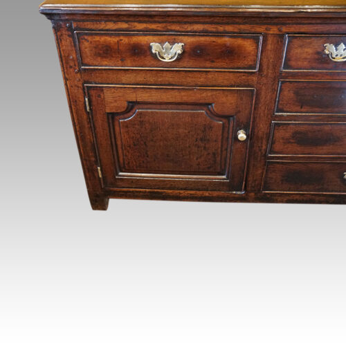 Georgian cupboard dresser base cupboard door detail