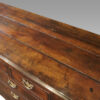 Georgian cupboard dresser base top detail