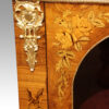 Pair of Victorian marquetry walnut pier cabinets door