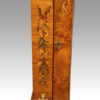 Pair of Victorian marquetry walnut pier cabinets inlay detail