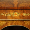 Pair of Victorian marquetry walnut pier cabinets inlays border