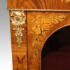 Pair of Victorian marquetry walnut pier cabinets mount