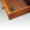 Victorian burr walnut pedestal desk drawer