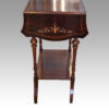 Victorian inlaid rosewood side-table end view