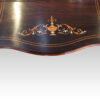 Victorian inlaid rosewood side-table inlay detail