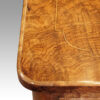 Victorian walnut work table corner top