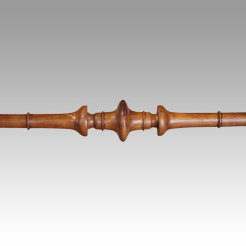 Victorian walnut work table stretcher