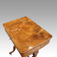 Victorian walnut work table top