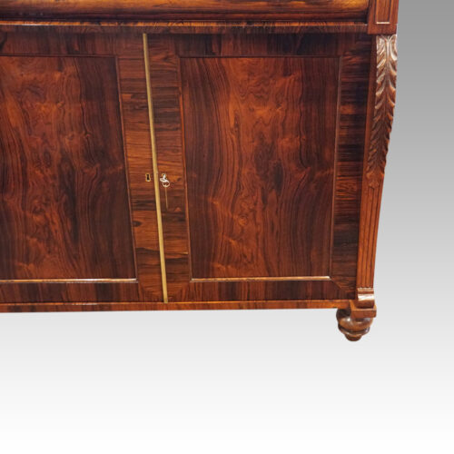 William IV rosewood chiffonier sideboard door