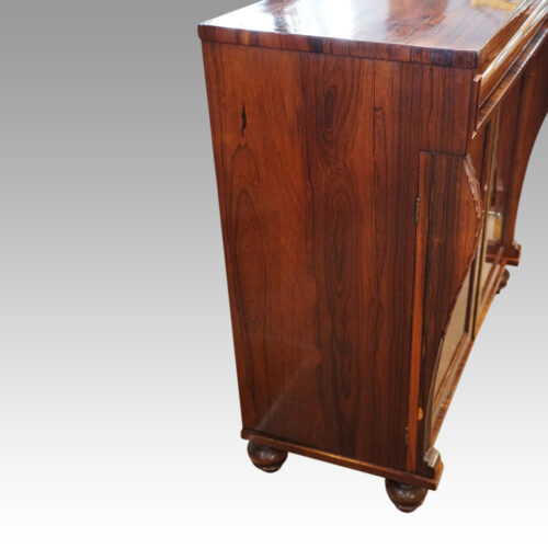 William IV rosewood chiffonier sideboard side